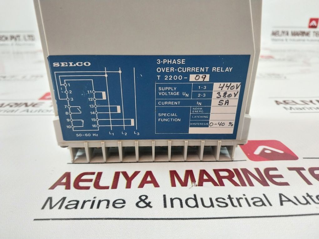 Selco T 2200 3-phase Over-current Relay T 2200-09
