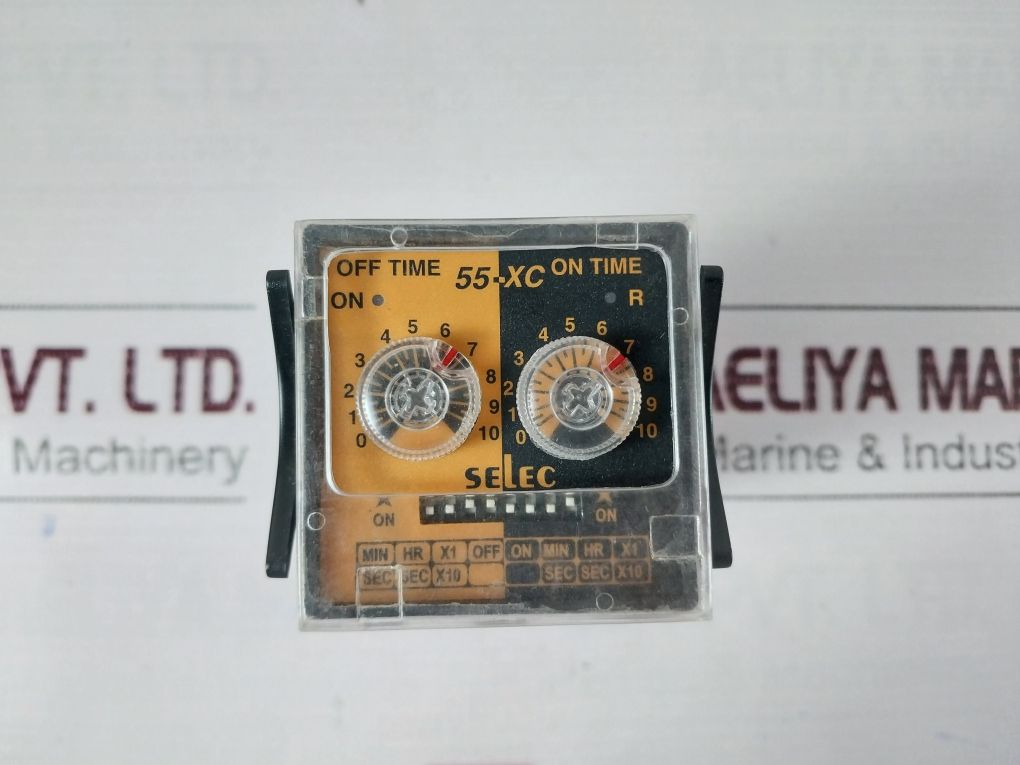 Selec 55Xc-p8 Panel Mounted Timer 5A 230 Vac/24 Vdc
