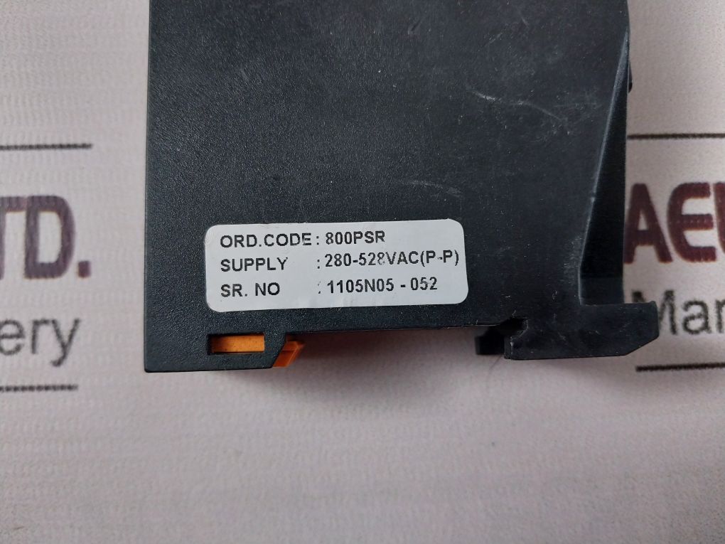 Selec 800Psr Phase Sequence Relay