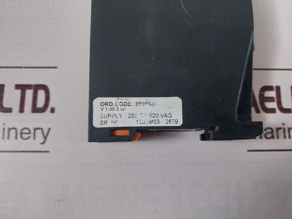 Selec 800Psr Phase Sequence Relay 280 To 520 Vac V1.00.2.00
