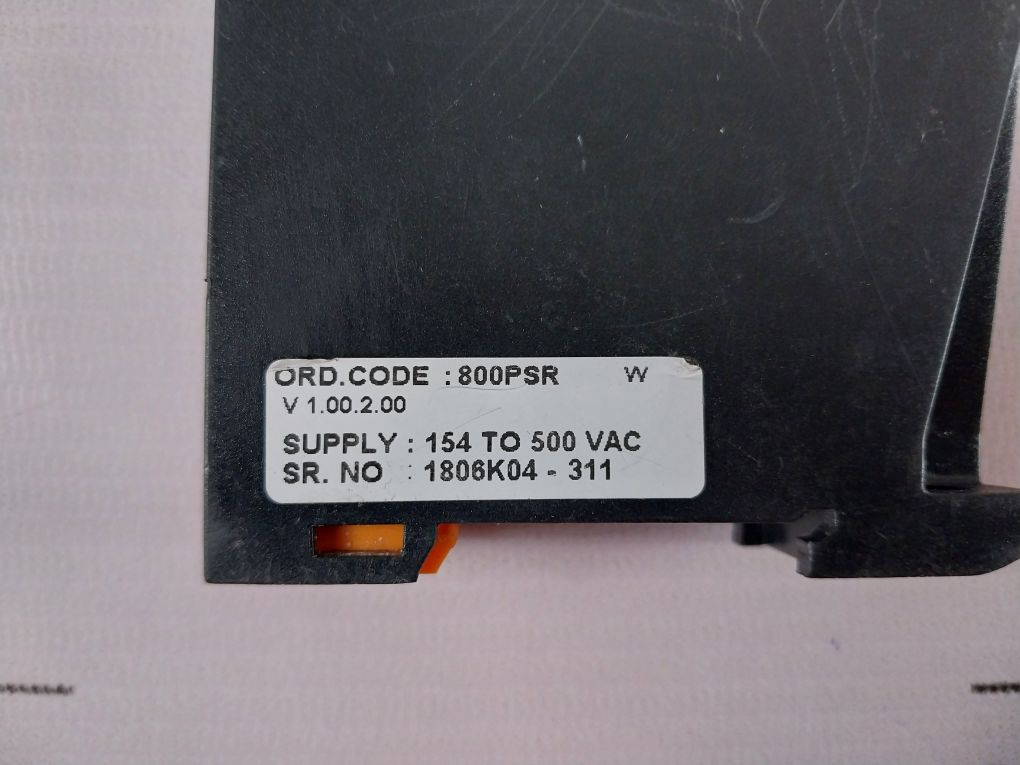 Selec 800Psr Phase Sequence Relay 154 To 500 Vac