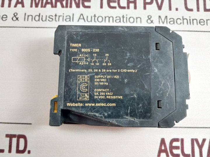 Selec 800S-230 Timer 0-60