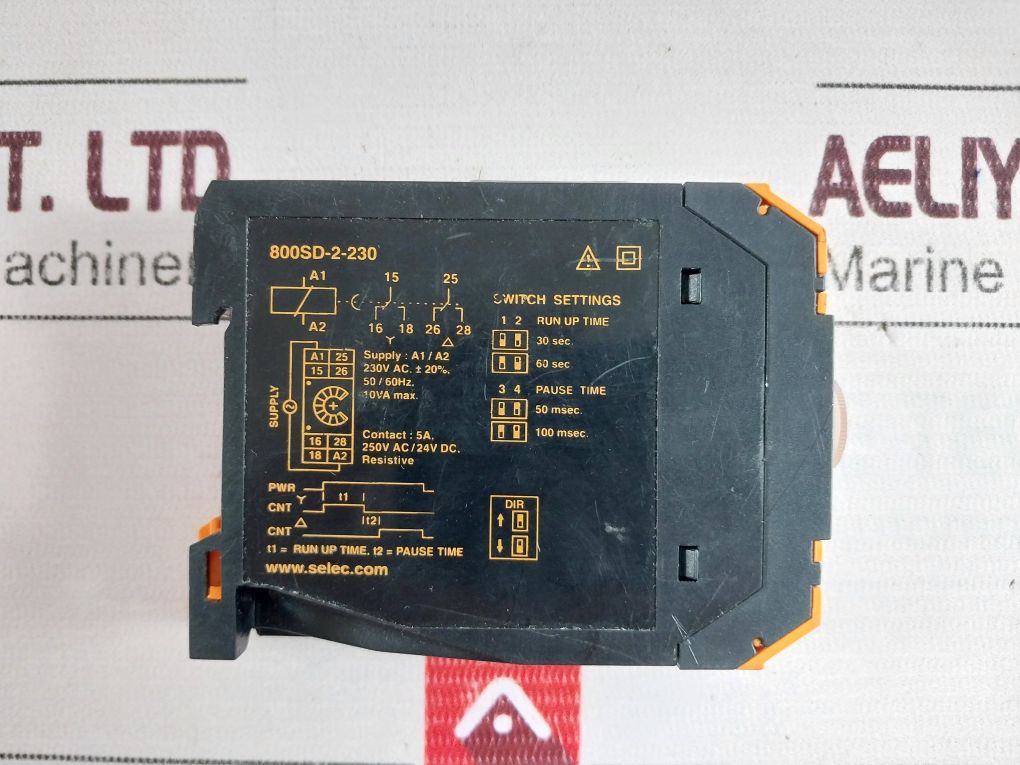 Selec 800Sd-2-230 Function Timer 250V Ac/24V Dc Resistive