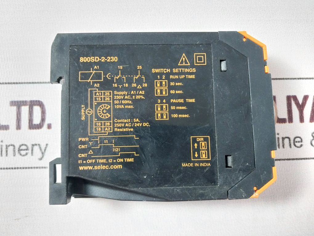 Selec 800Sd-2-230 Function Timer 230 Vac
