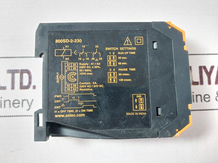 Selec 800Sd-2-230 Function Timer 230 Vac