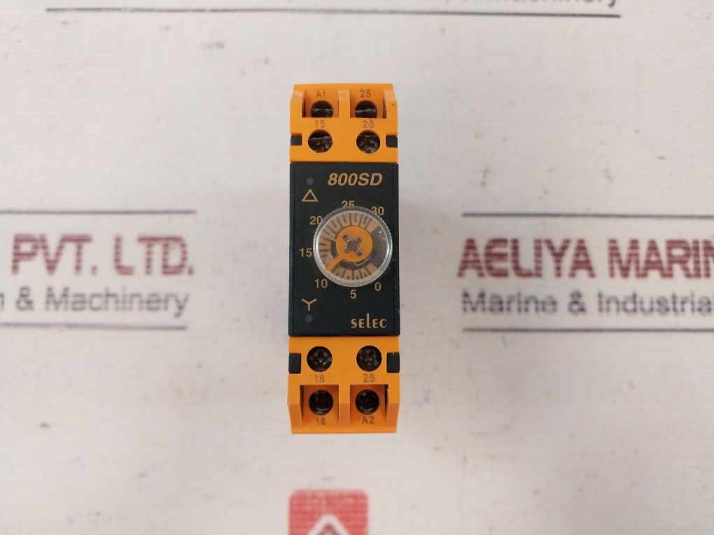 Selec 800Sd-2-230V Din Rail Star Delta Timer 230V Ac