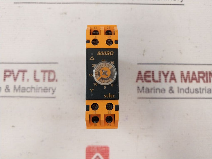 Selec 800Sd-2-230V Din Rail Star Delta Timer 230V Ac