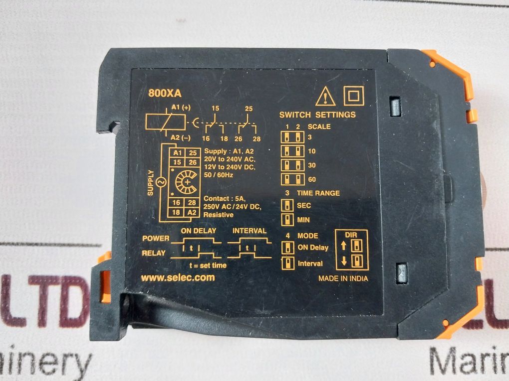 Selec 800Xa Switch 250V Ac/24V Dc,5A 