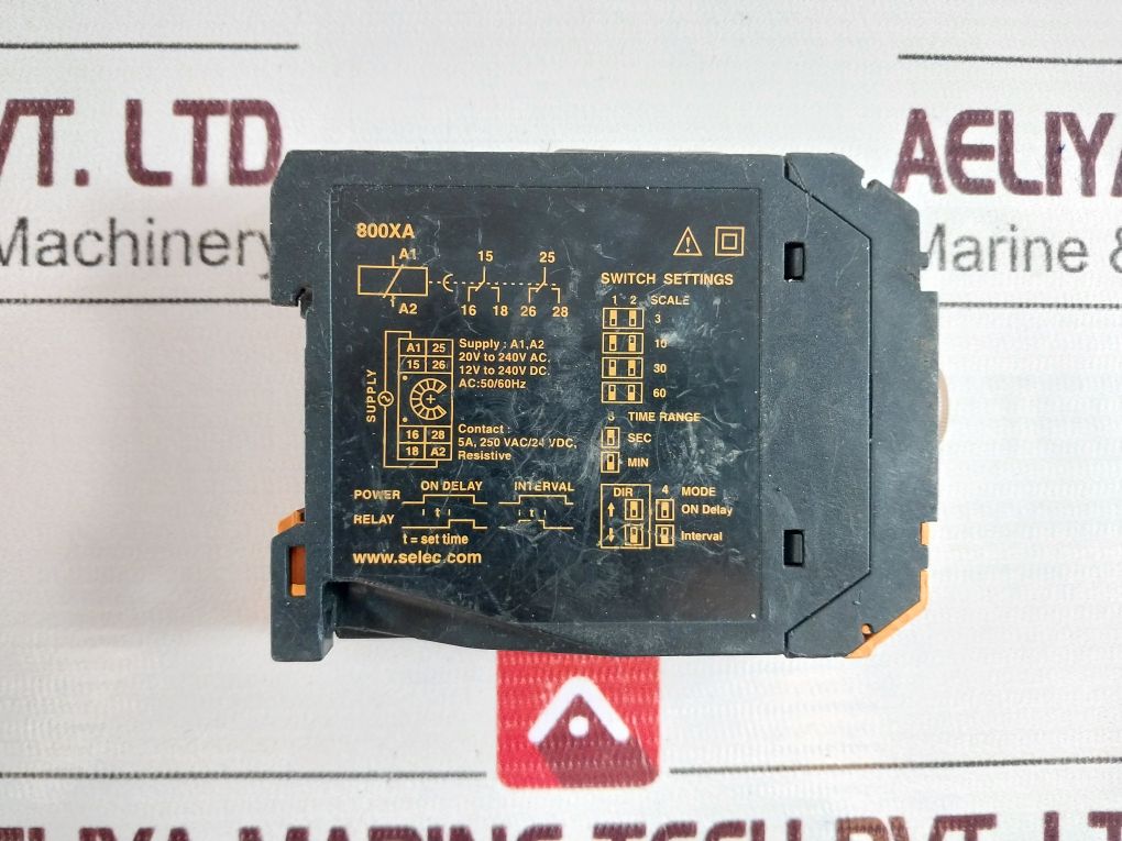 Selec 800Xa Switch 5A, 250 Vac/24 Vdc