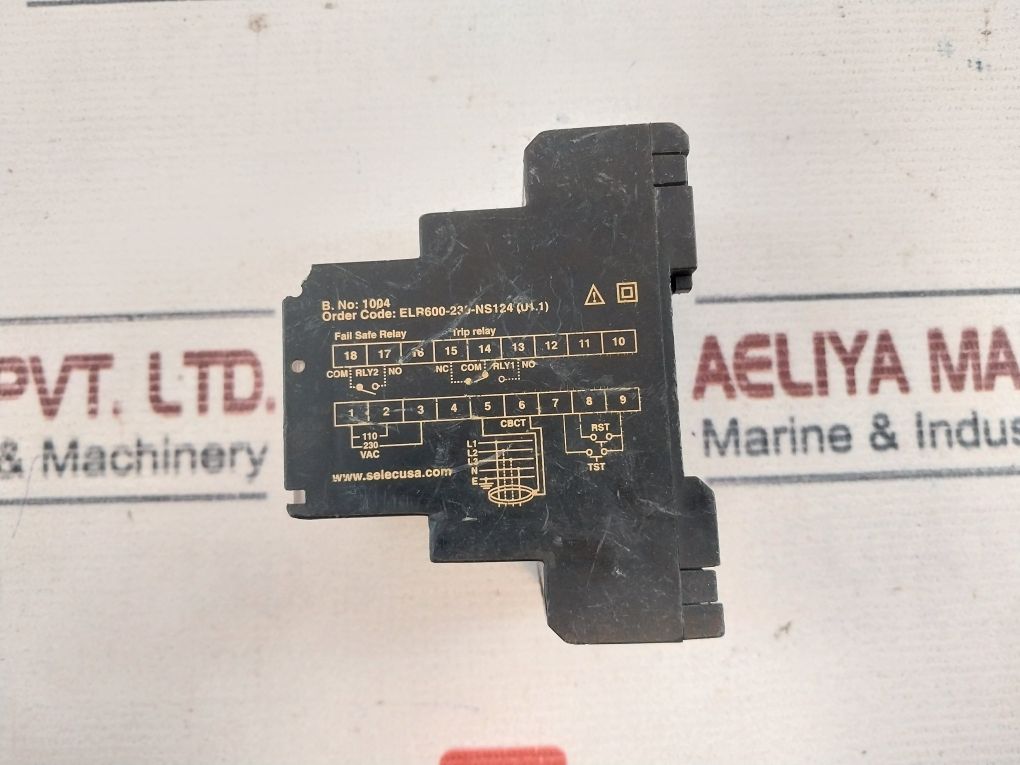 Selec Elr 600 Current Protection Relay