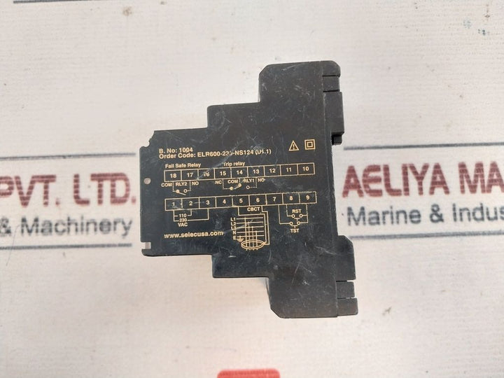 Selec Elr 600 Current Protection Relay