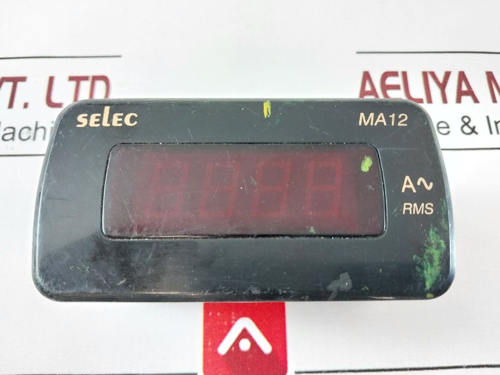 Selec Ma12 Aux.Supply Digital Ampere Meter