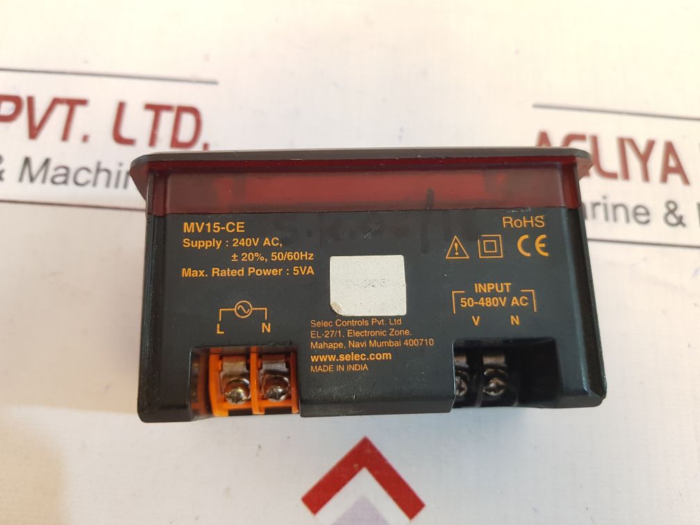 Selec Mv15-ce Digital Voltmeter