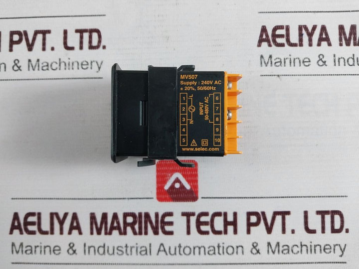 Selec Mv507 Digital Voltmeter 240V Ac,50/60Hz