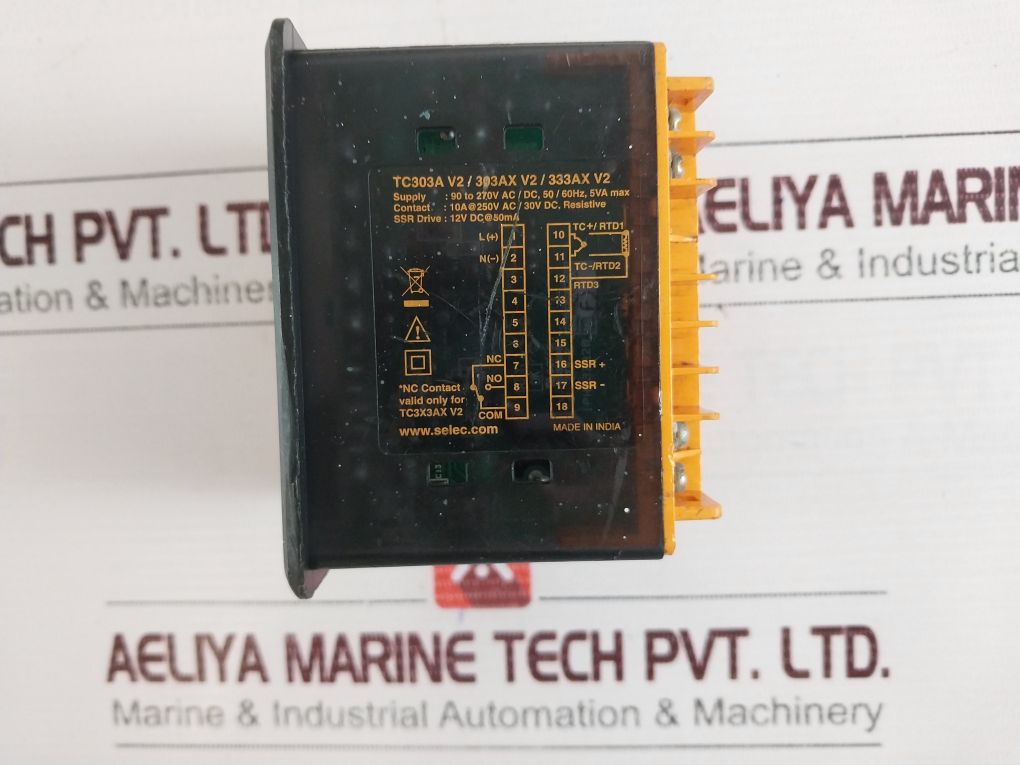 Selec Tc303A Digital Temperature Controller 90 To 270V Ac/Dc