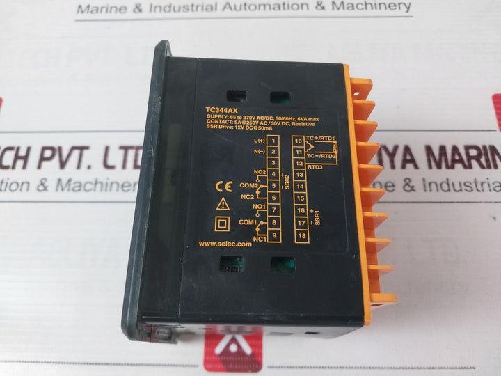 Selec Tc344Ax Digital Temperature Controller 85 To 270V Ac/Dc, 50/60Hz, 6Va