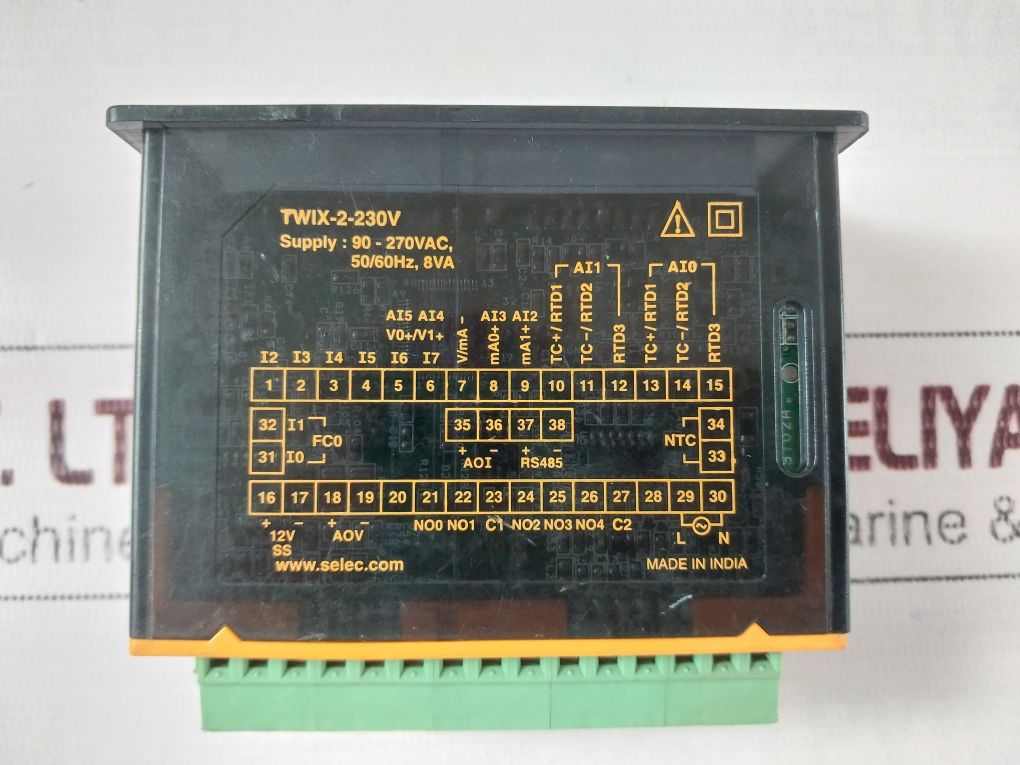 Selec Twix-2-230V Logic Controller 90-270Vac, 50/60Hz, 8Va