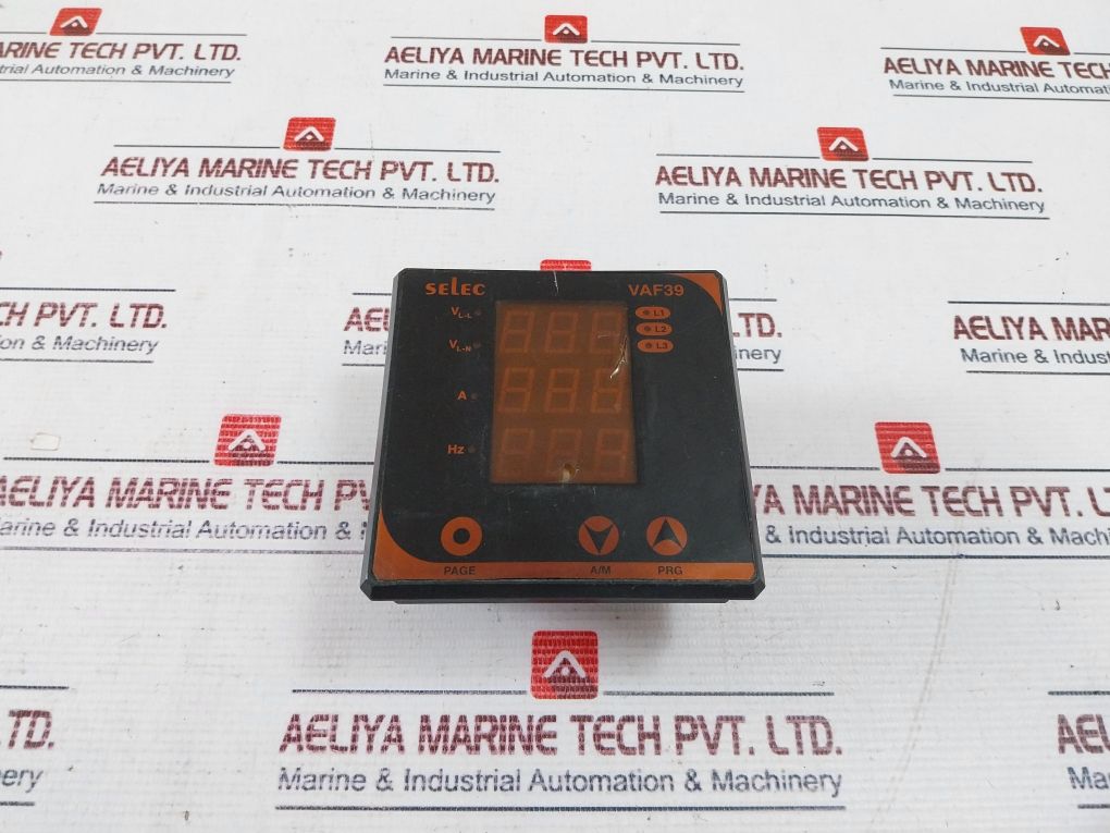 Selec Vaf39 Voltage Ampere Frequency Meter