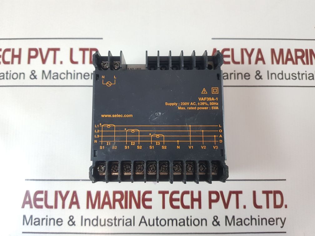 Selec Vaf39A-1 Voltage Ampere Frequency Meter
