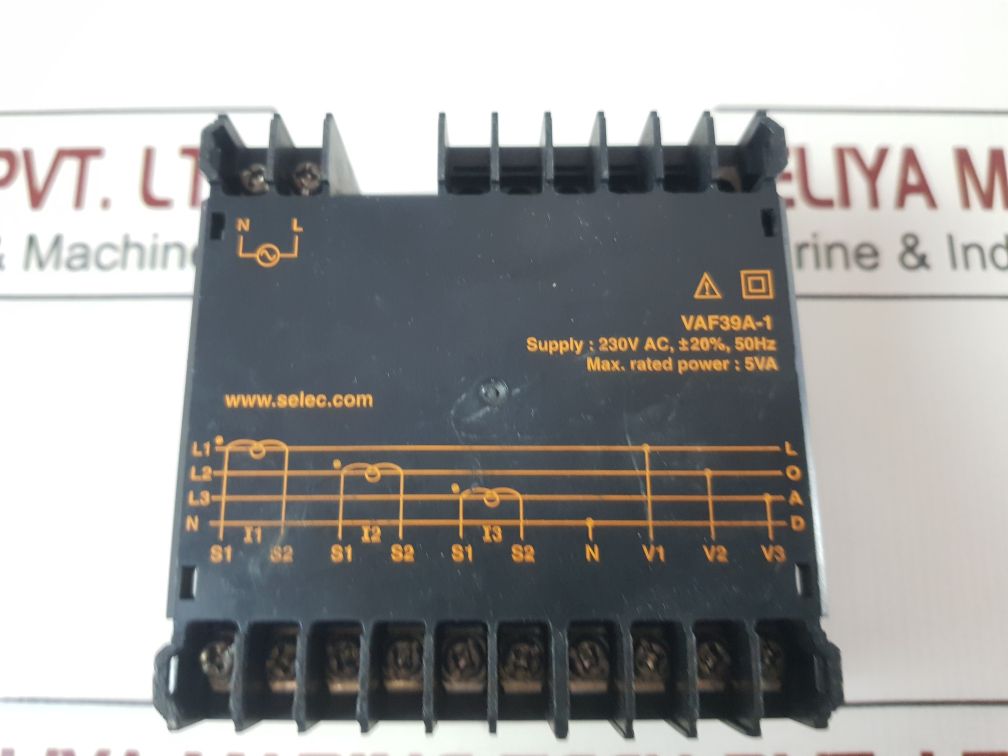Selec Vaf39A-1 Voltage Ampere Frequency Meter
