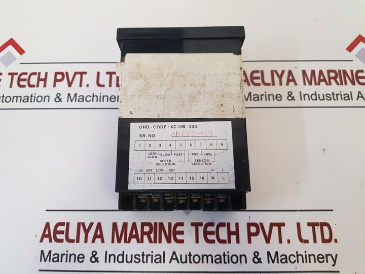 Selec Xc10B-230 Counter Meter 12V