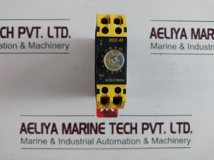 Selectron 800M-230 On Power Analog Delay Timer 230Vac