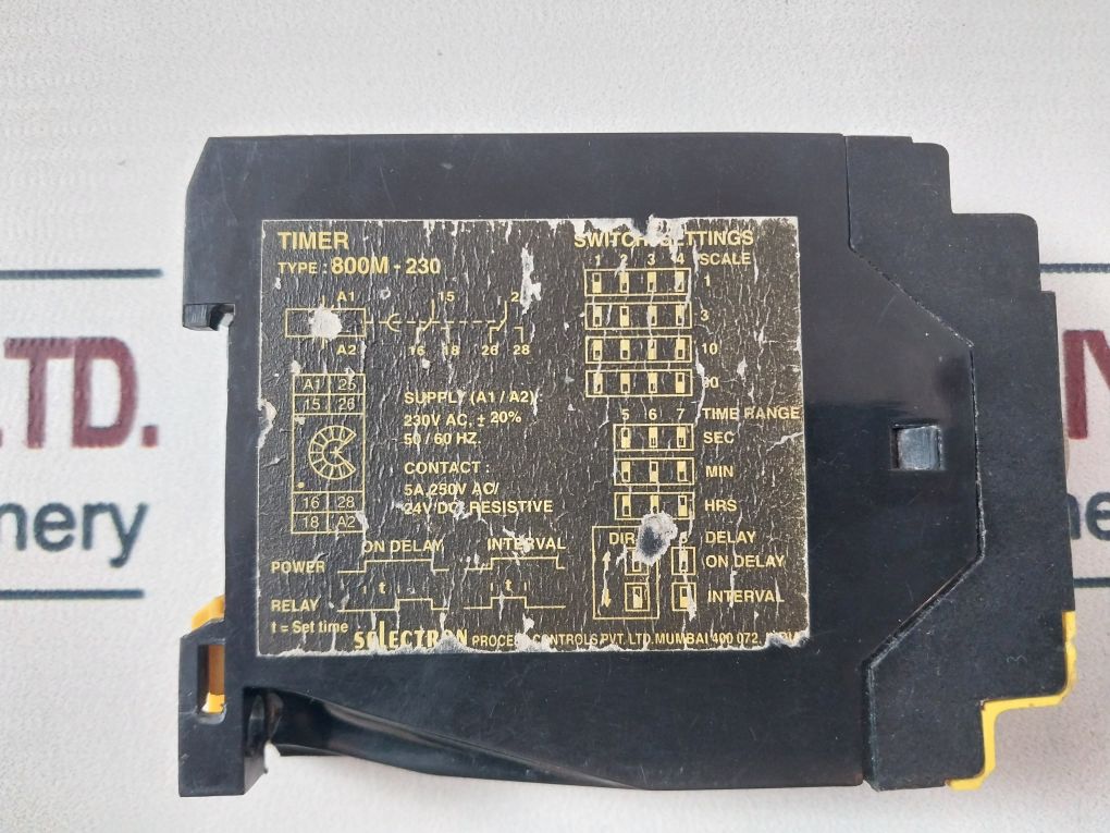 Selectron 800M-230 230V Timer
