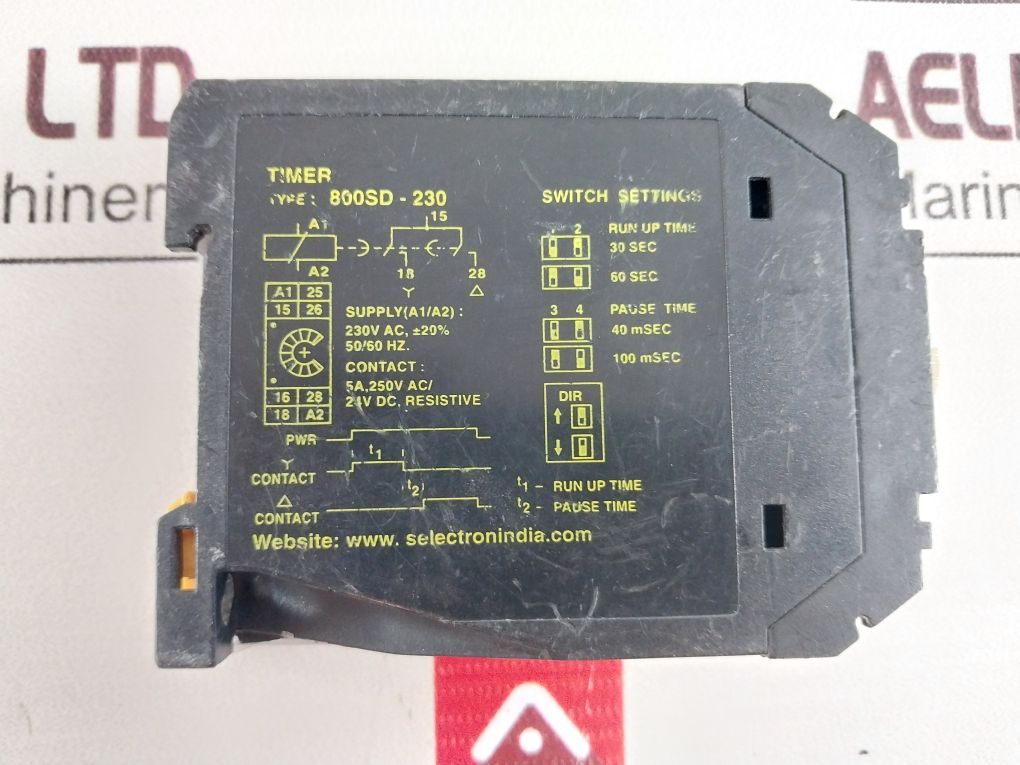 Selectron 800Sd-230 Function Timer