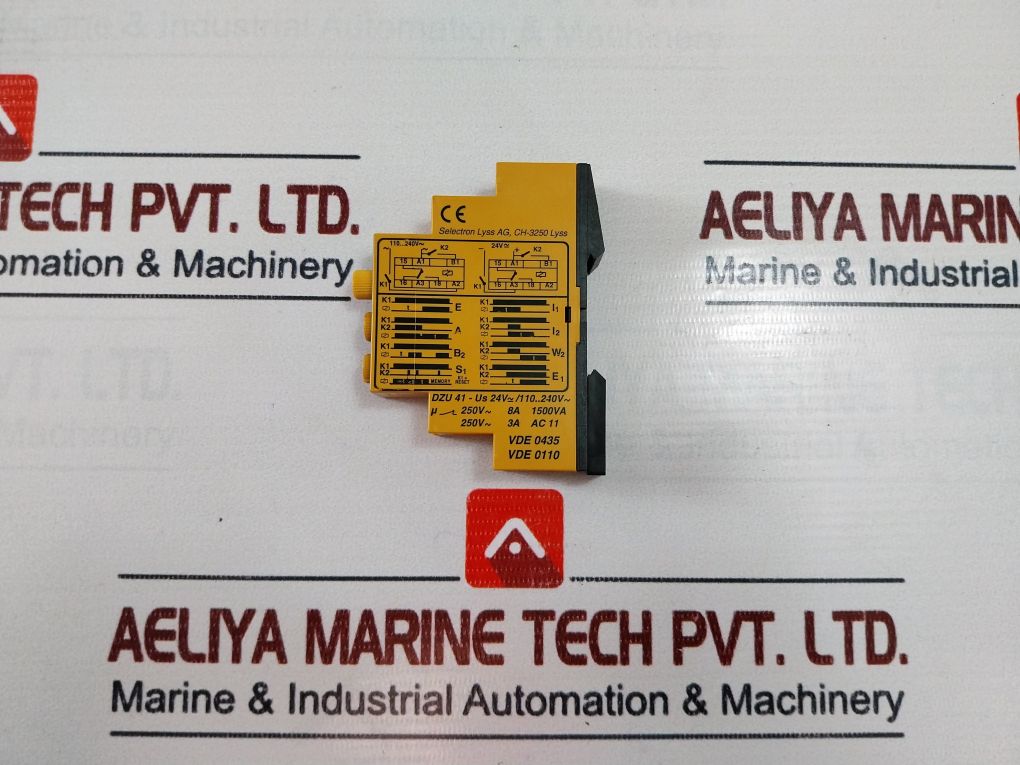 Selectron Dzu 41 Timer Module Dzu 41-us 250V 8A 1500Va