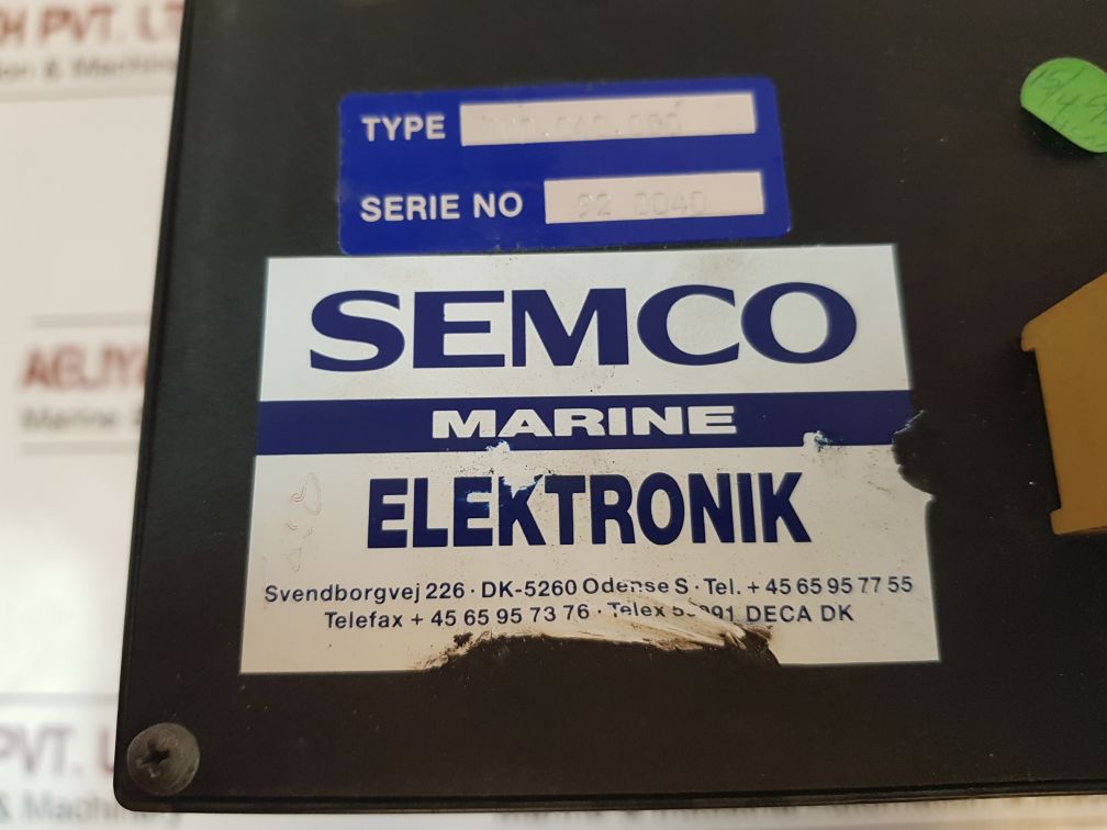 Semco Marine Ems-145,Ems-235,Ems-25,Ems-1005,Memo Ems-600,With 31/21 Kw