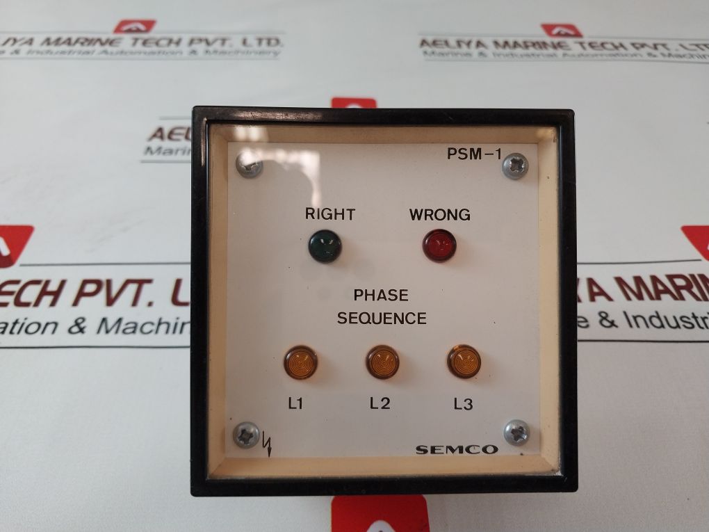 Semco Psm-1 Phase Sequence Monitor Meter