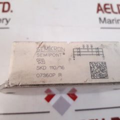 Semikron Skd 110/16 Bridge Rectifier
