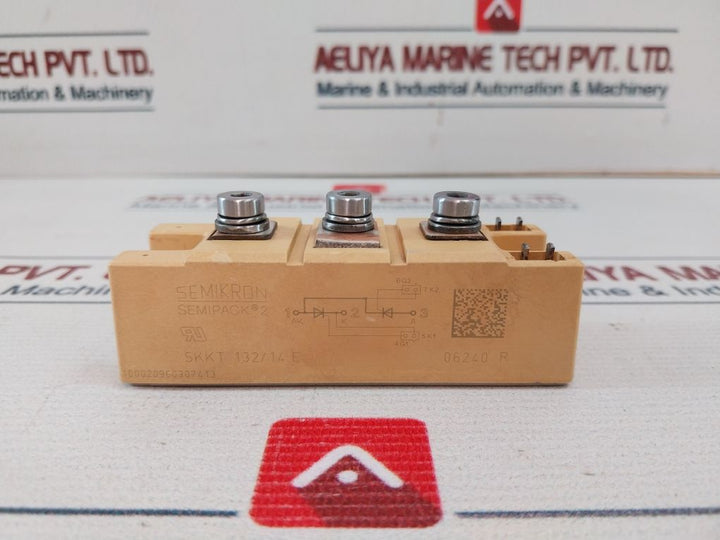 Semikron Semipack 2 Skkt 132/14 E Thyristor Module