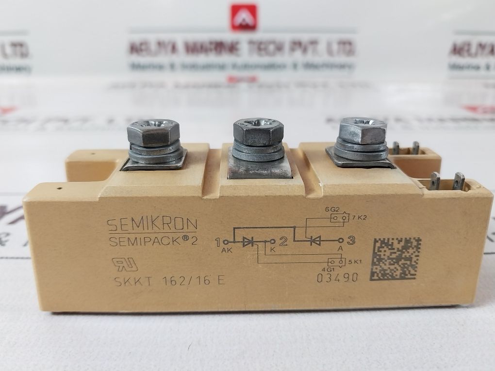 Semikron Skkt 162/16E Thyristor Module 03490