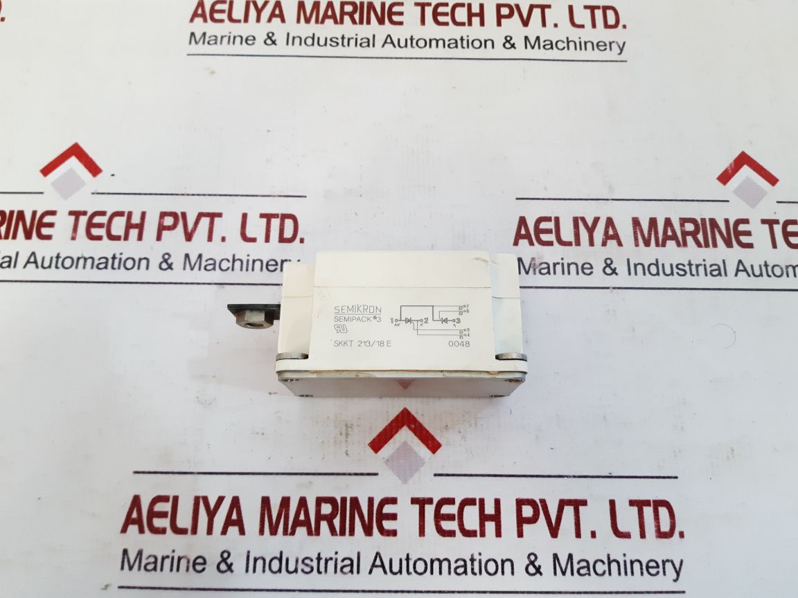 Semikron Semipack 3 Skkt 213/18E Thyristor Module