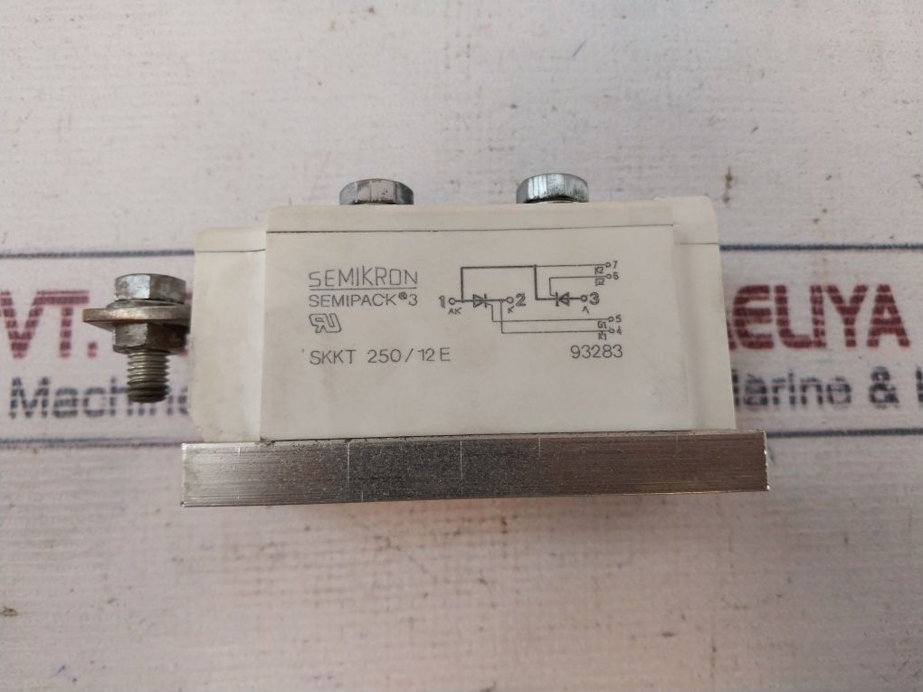 Semikron Skkt 250/12E Thyristor Module