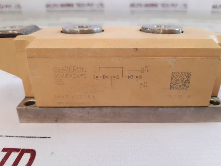 Semikron Skkt 43016 E Semipack 5 Thyristor Diode Module
