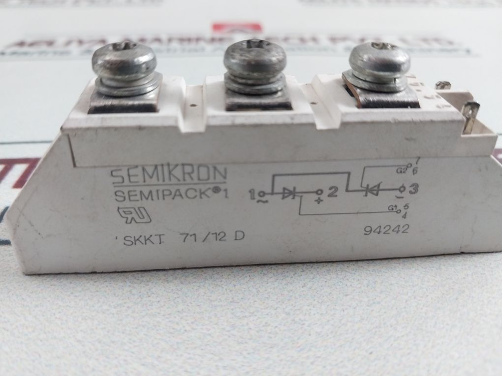 Semikron Skkt 71/12 D Thyristor Module