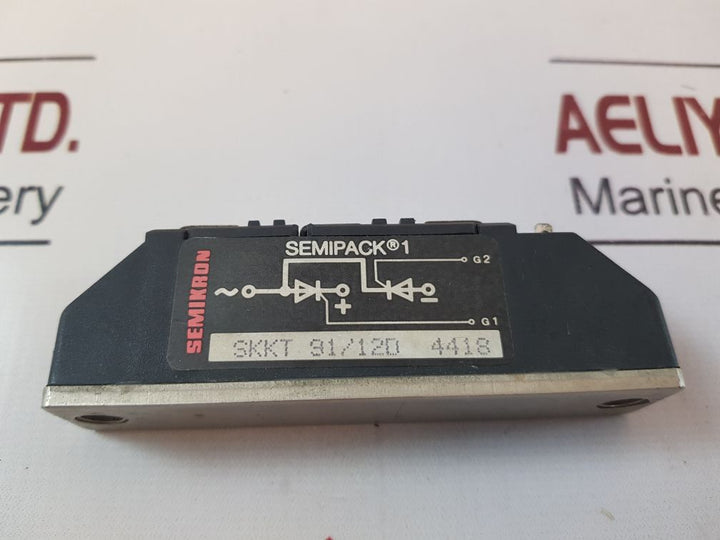 Semikron Skkt 91/120 Thyristor Module
