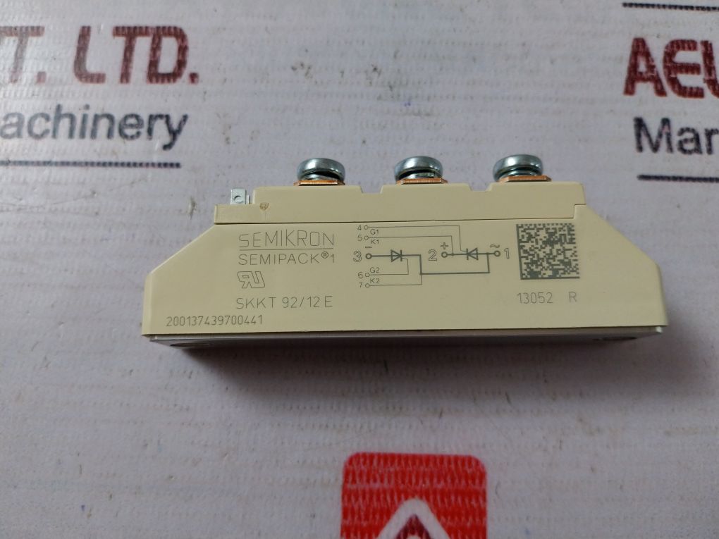 Semikron Skkt 92/12 E Thyristor Module 13052 R