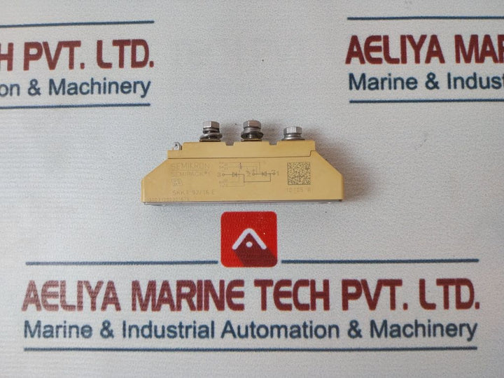 Semikron Skkt 92/16 E Thyristor Module