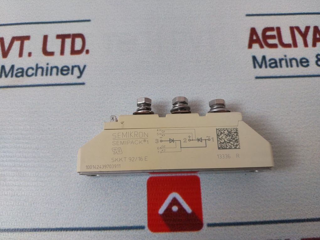 Semikron Semipack 1 Skkt 92/16 E Dual Thyristor Module – Aeliya Marine Tech