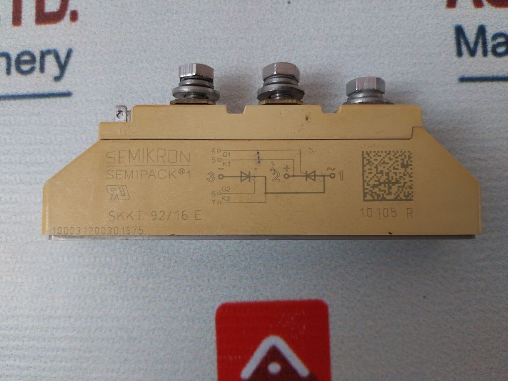Semikron Skkt 92/16 E Thyristor Module