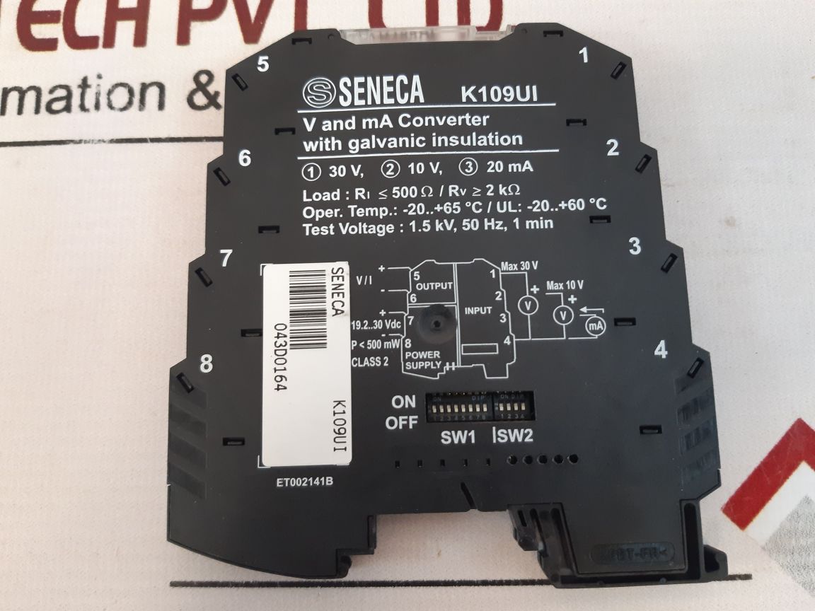 Seneca K109Ui V And Ma Converter With Galvanic Insulation