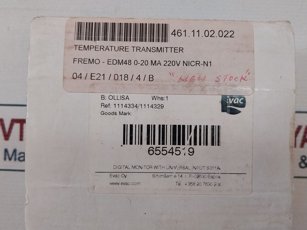 Seneca S311A-4-h Digital Monitor With Universal Input 98-s311A-4-h