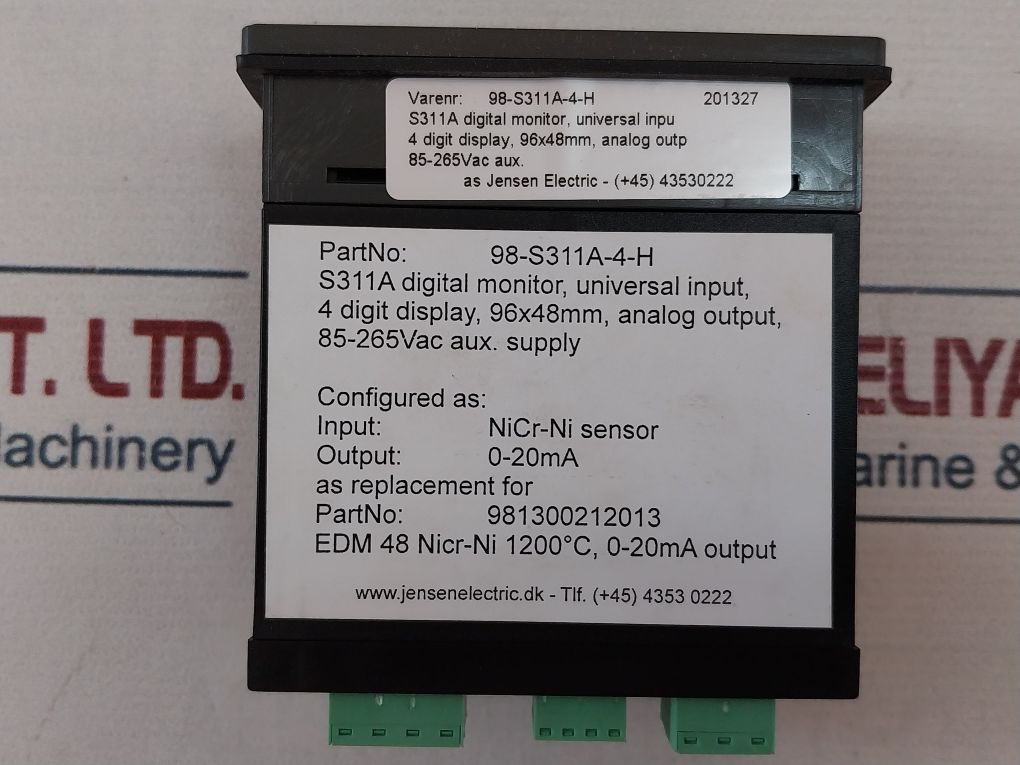 Seneca S311A-4-h Digital Monitor With Universal Input 98-s311A-4-h