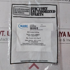 Sensata Ps80-02-1235 117-054 Low Pressure Switch Hk02Sb020