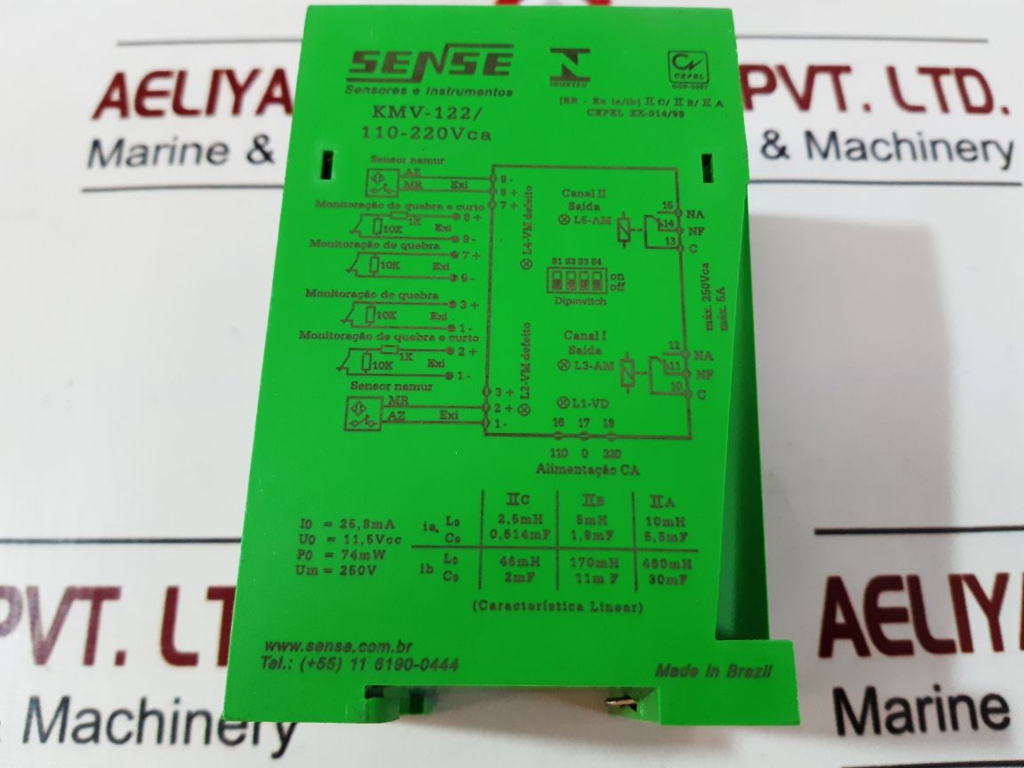 Sense Kmv-122/110-220Vca Digital Repeater