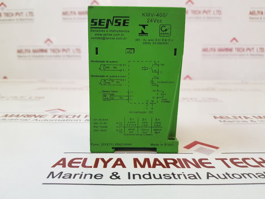Sense Kmv-400-24Vcc Rotation Indicator Monitor