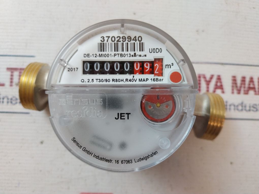 Sensus De-12-mi001-ptb013 Water Meter